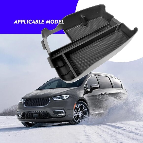 For 21-24 Chrysler Pacifica Center Console Organizer Tray added storage - Picture 2 of 8